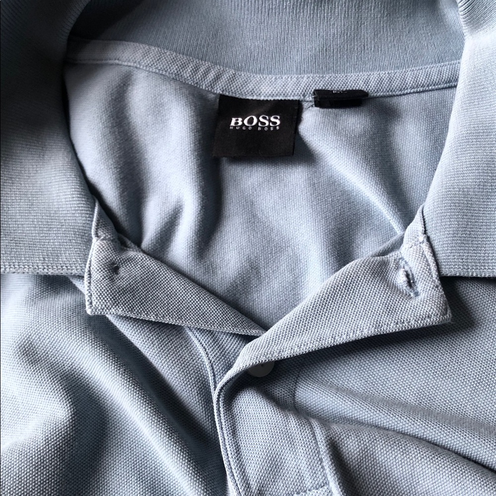 Hugo Boss Men's Polo in Pale Blue